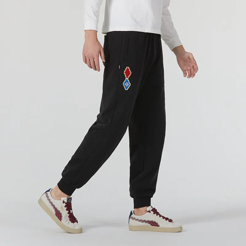 PUMA Knitted Sports Pants Unisex Black-4