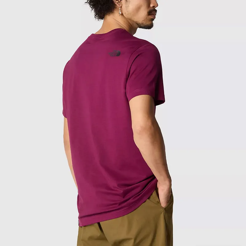 THE NORTH FACE T Shirt Men's Raspberry-4