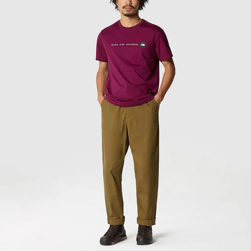 THE NORTH FACE T Shirt Men's Raspberry-2