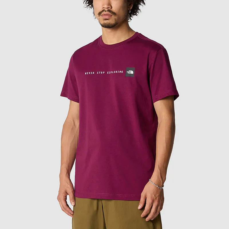 THE NORTH FACE T Shirt Men's Raspberry-3