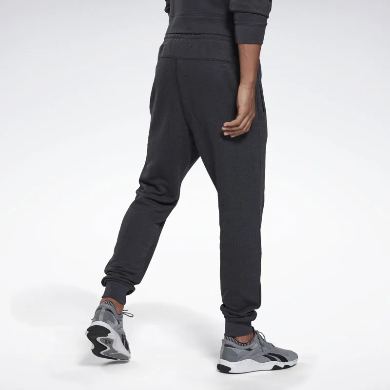 Reebok PANTS Knitted Sports Pants Men's Black-2