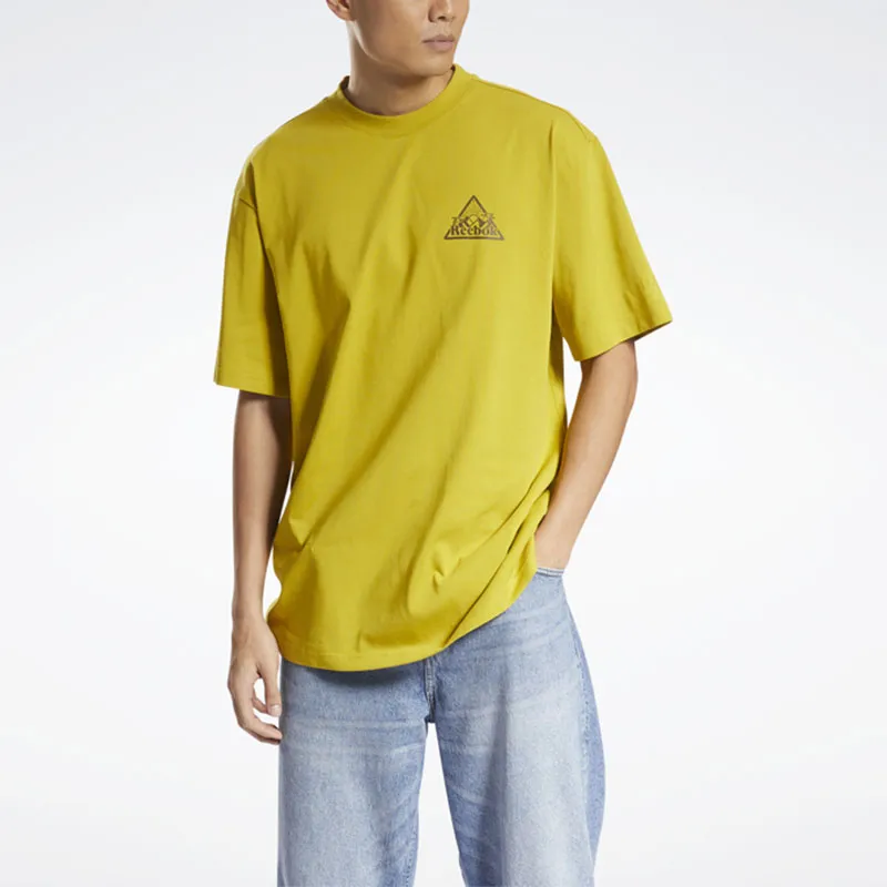 Reebok TEE T-Shirt Unisex Yellow-2
