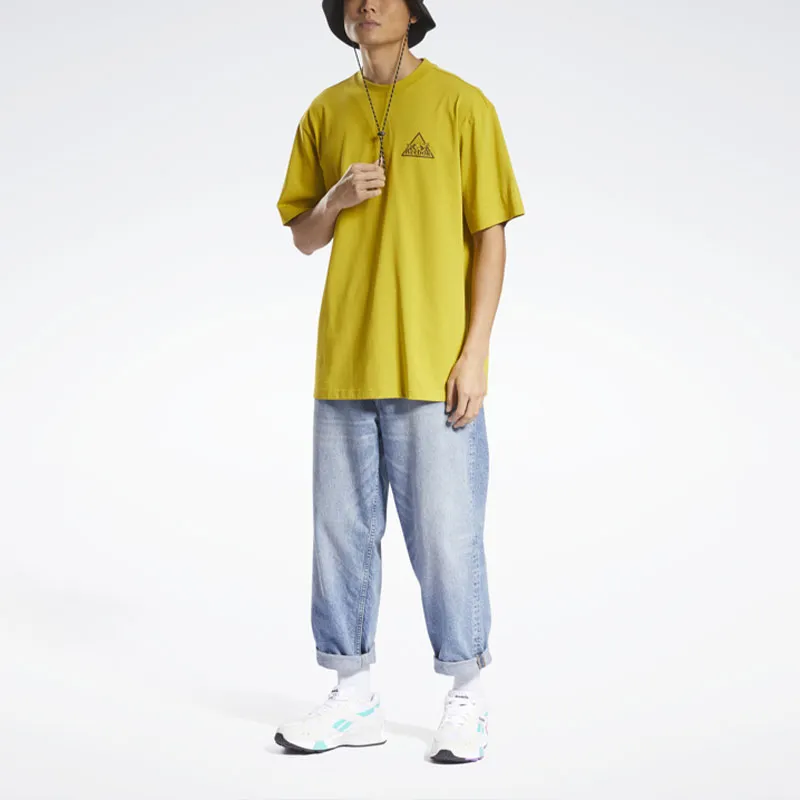 Reebok TEE T-Shirt Unisex Yellow-1
