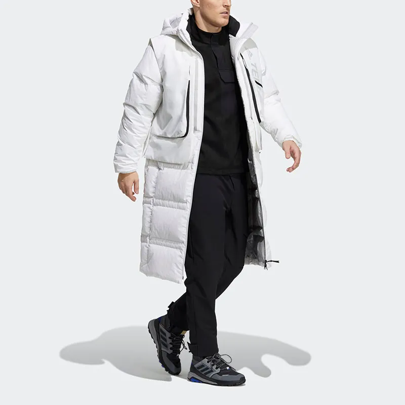 Adidas LONG DOWN JACKET Down Jacket Unisex White-7