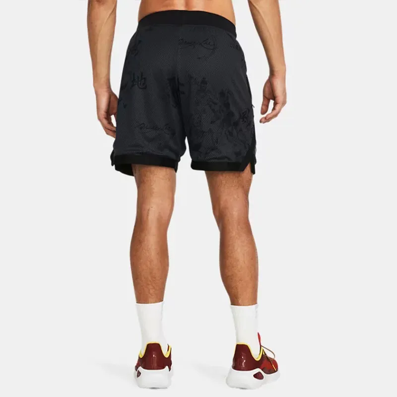 Under Armour x Bruce Lee Sports Shorts Men's Black-4