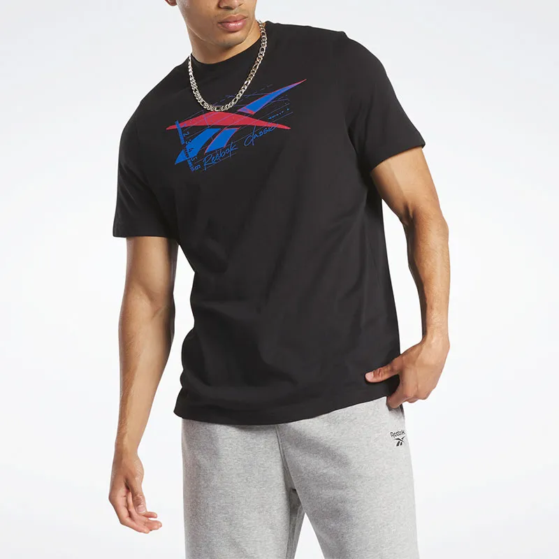 Reebok GS TRACK VECTOR T-Shirt Men's Black-2