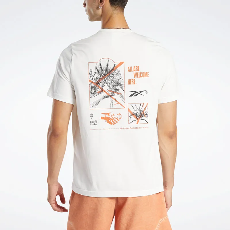 Reebok BB BASKETBALL CT T-Shirt Men's Ecru-4