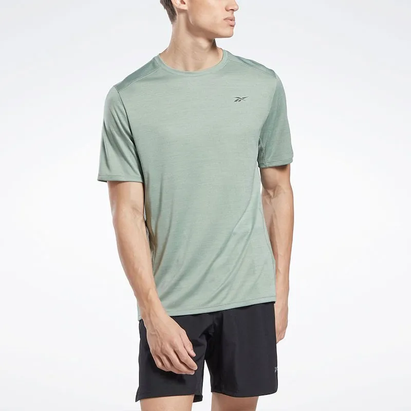 Reebok Mlange Athlete T-Shirt Men's Harmonious Green-1