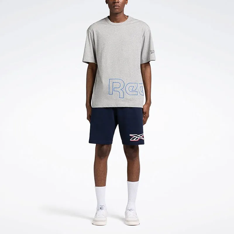 Reebok Identity Graphic Logo T-Shirt Men's Gray-1