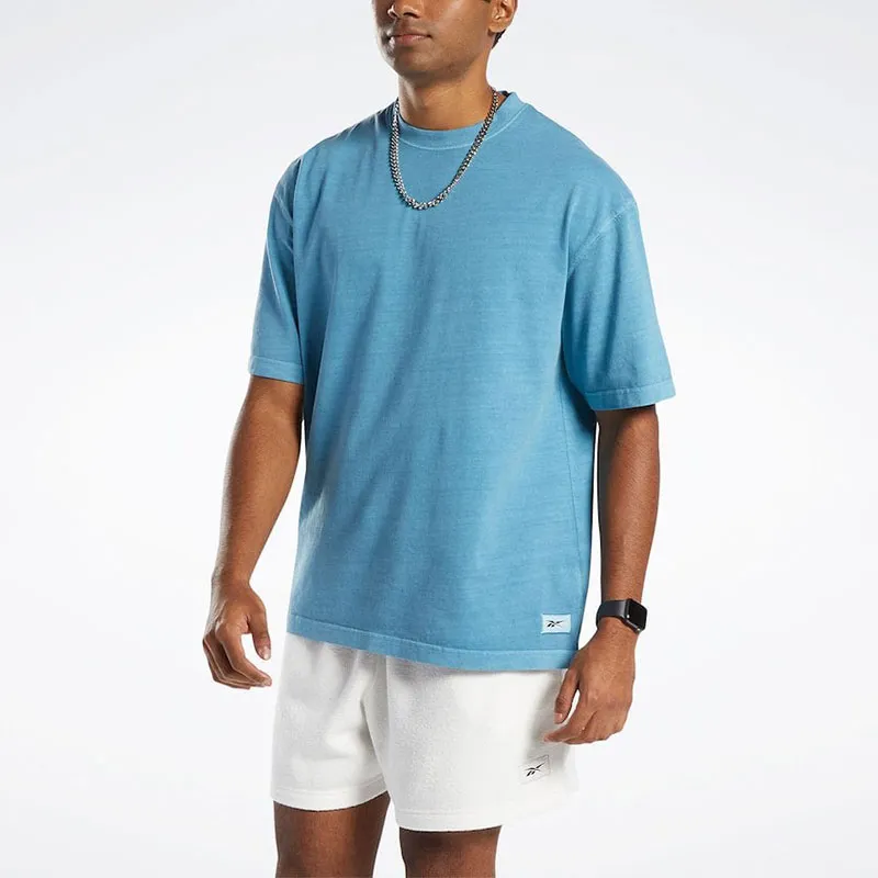 Reebok Classics Natural Dye T-Shirt Unisex Steel Iron Blue-3