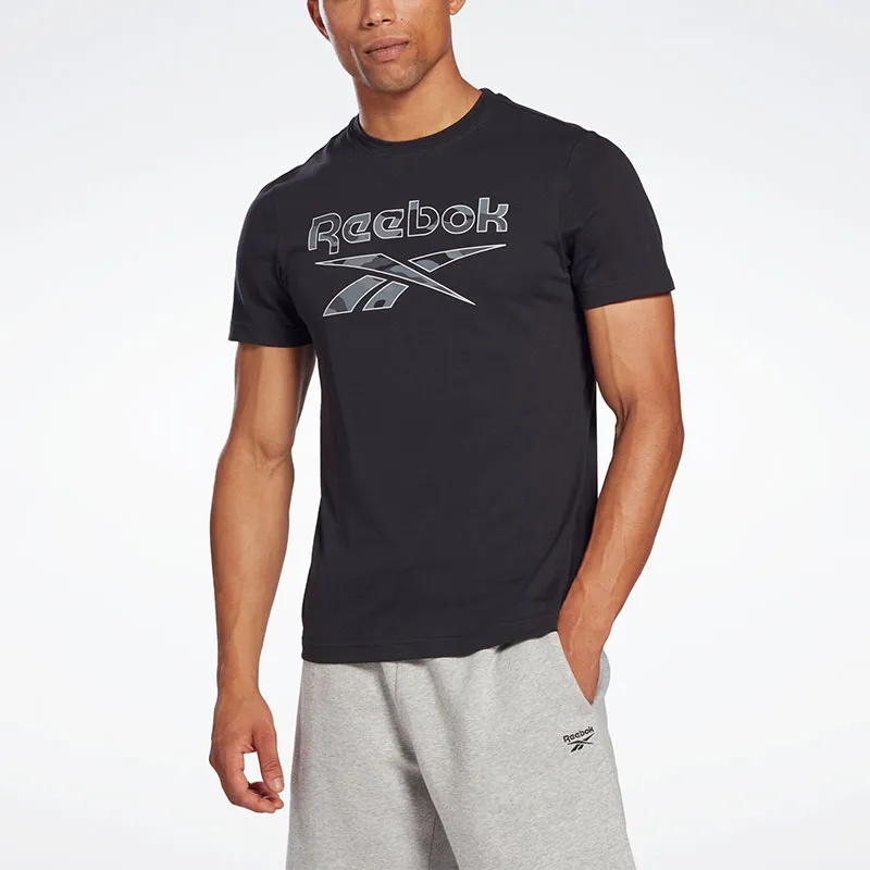 Reebok REEBOK ID CAMO T-Shirt Men's Black-2