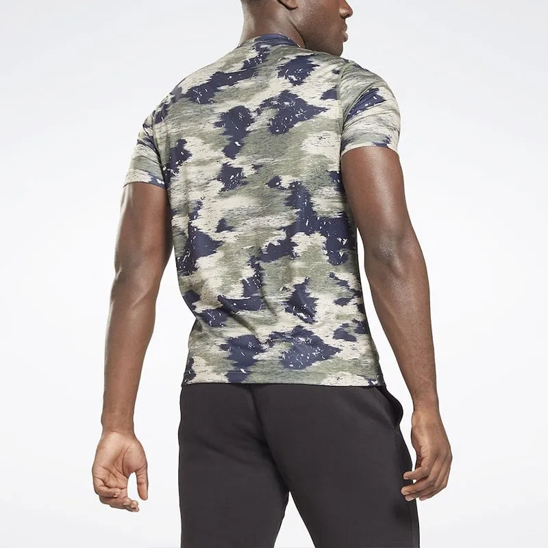 Reebok Training Camo T-Shirt Men's Hunter Green-1