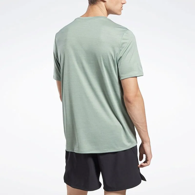 Reebok Mlange Athlete T-Shirt Men's Harmonious Green-2
