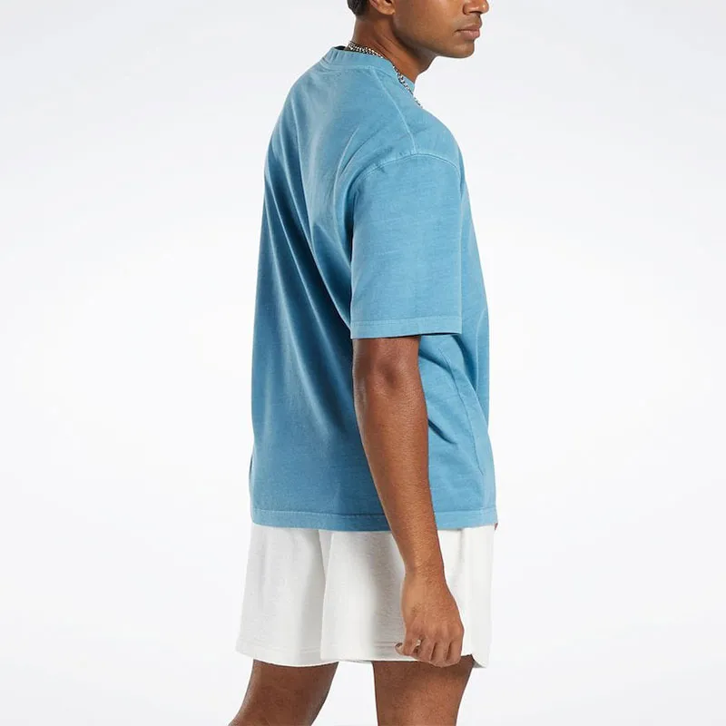 Reebok Classics Natural Dye T-Shirt Unisex Steel Iron Blue-4