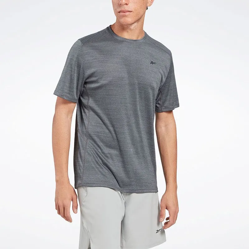 Reebok Mlange Athlete T-Shirt Men's Dark Gray-2