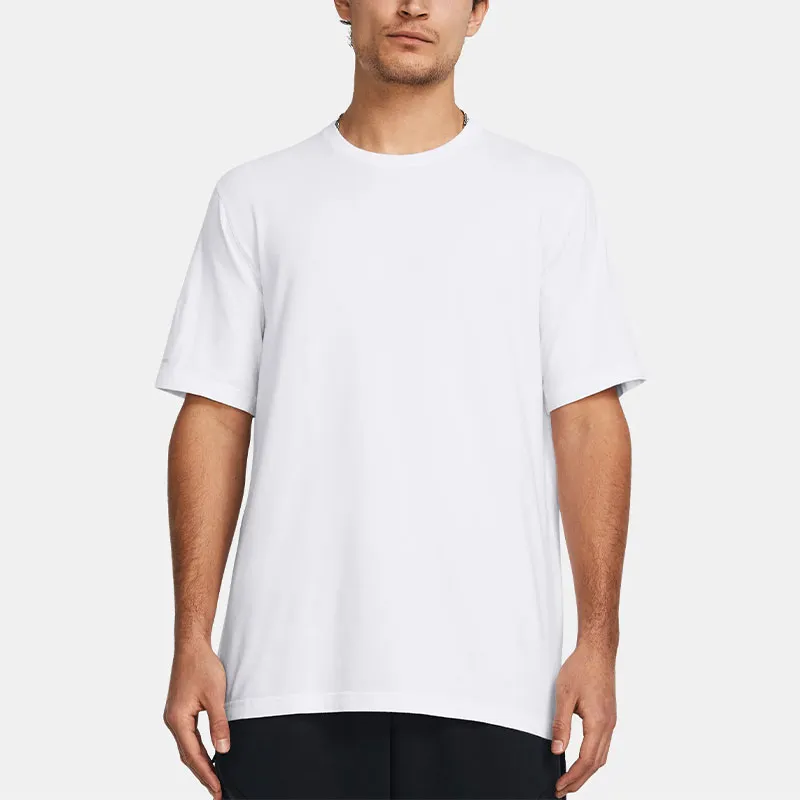 Under Armour Icon Charged Cotton® Short Sleeve T Shirt Men's White-2