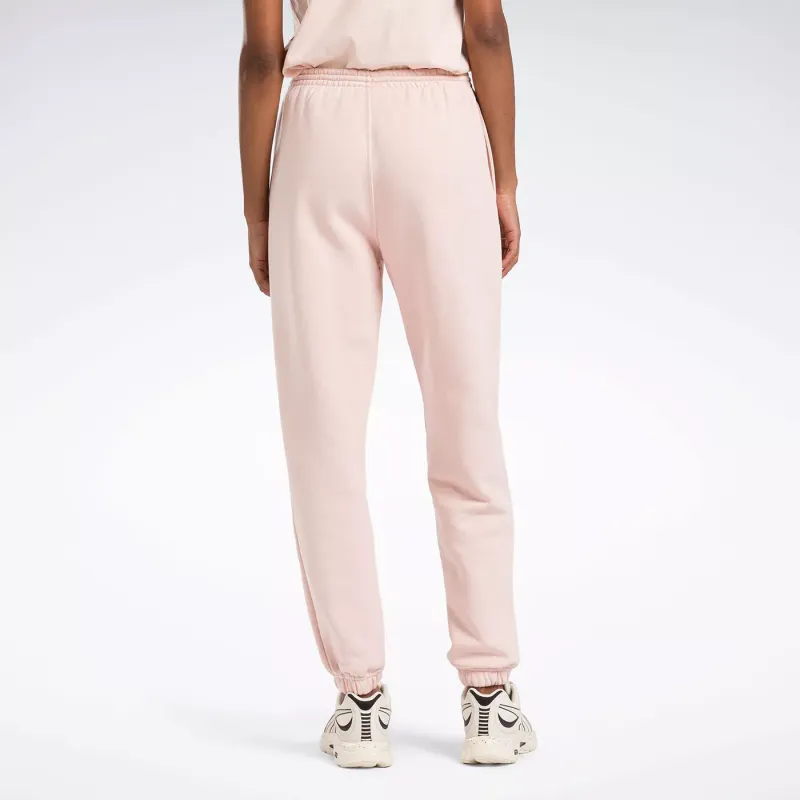 Reebok RI FLEECE JOGGER Knitted Sports Pants Women's Pink-3