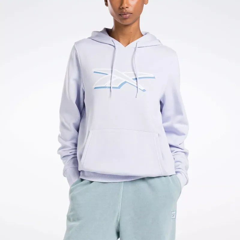 Reebok VECTOR GRAPHIC OTH HOODIE Sweatshirt Women's Purple-1