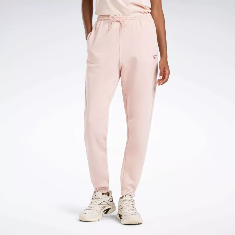Reebok RI FLEECE JOGGER Knitted Sports Pants Women's Pink-2