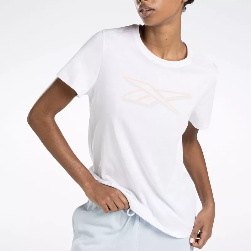 Reebok VECTOR GRAPHIC TEE T-Shirt Women's White-3
