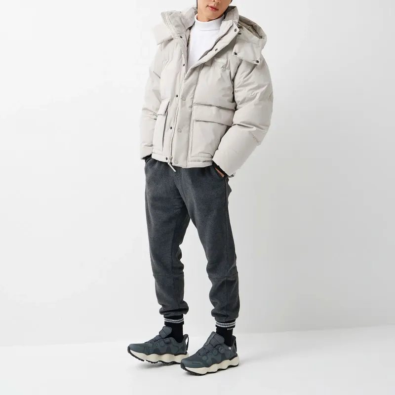 Columbia Down Jacket Men's Light Gray-3