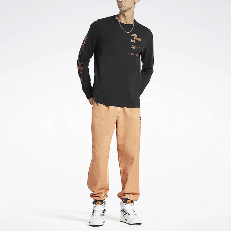 Reebok BB BASKETBALL AAWH LS TEE T-Shirt Men's Black-4