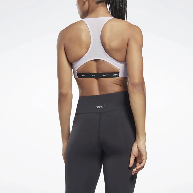 Reebok S Lux Vector Racer Bra Sports Underwear Women's Purple-2