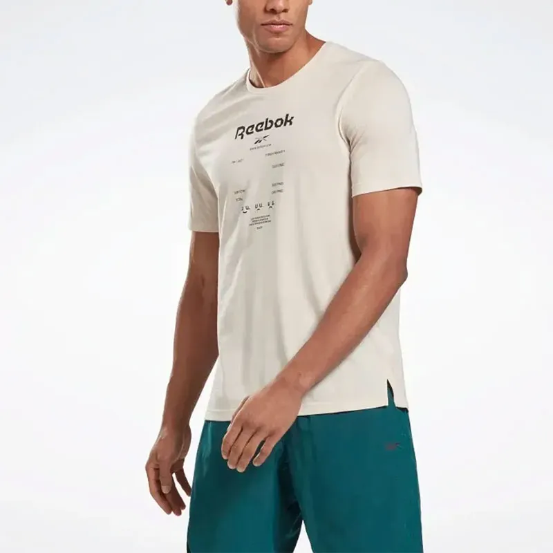 Reebok Ts Speedwick Move Tee T-Shirt Men's Light Brown-2