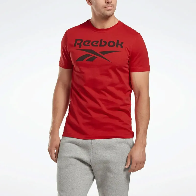 Reebok RI Big Logo Tee T-Shirt Men's Red-2