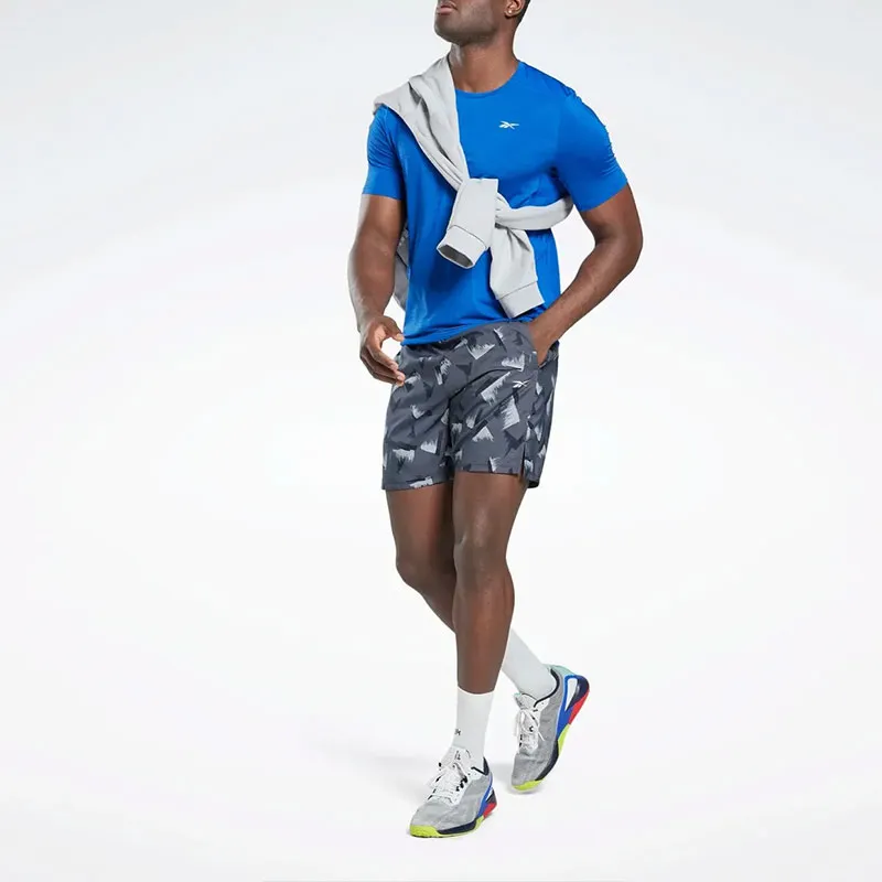 Reebok TS AC SOLID ATHLETE TEE T-Shirt Men's Blue-1