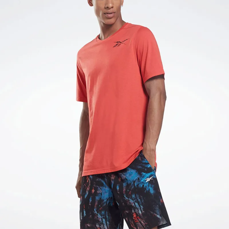 Reebok T-Shirts Men Rose Pink-2