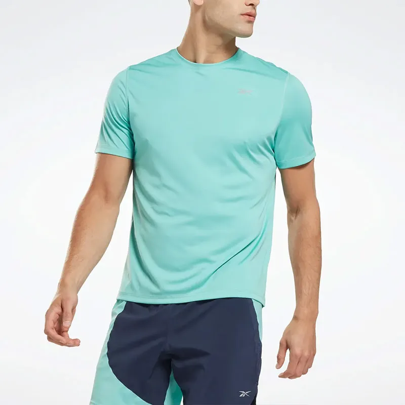Reebok CYCLED Collection RE BASIC SS TEE T-Shirt Men's Blue-1