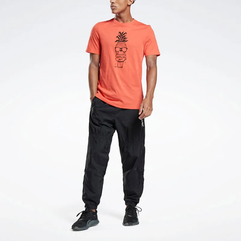 Reebok Chill Pineapple Ss Tee T-Shirt Men's Orange-3