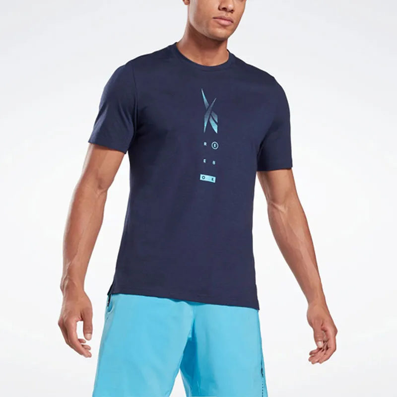 Reebok Ts Speedwick Move Tee Q1 T-Shirt Men's Blue-2