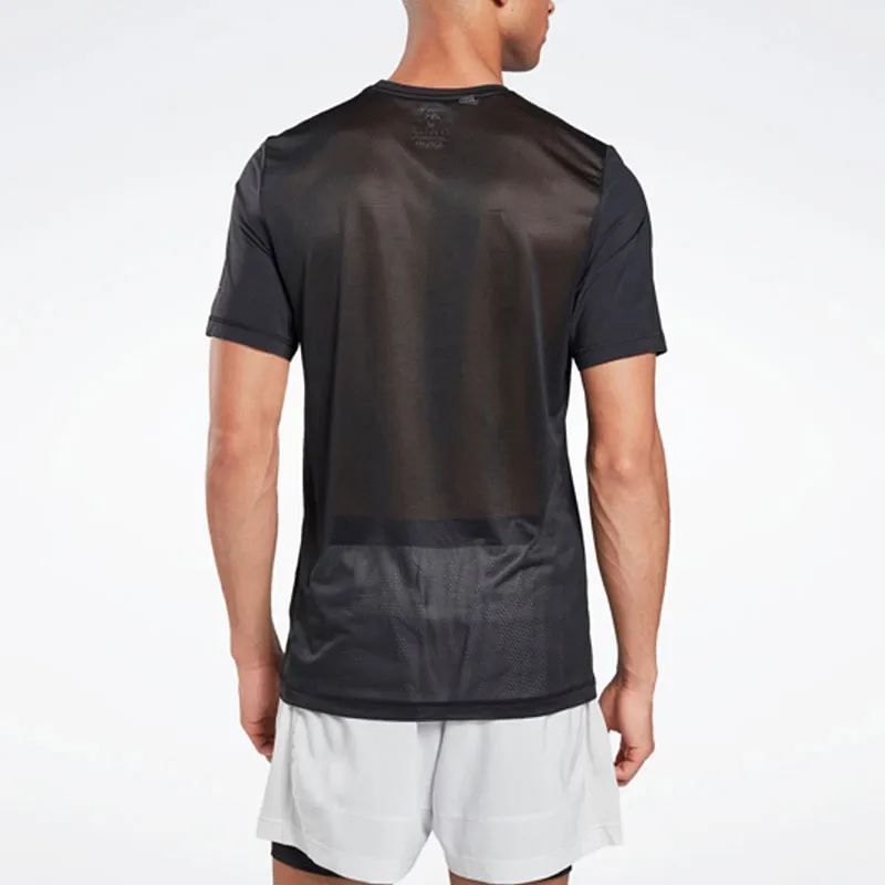 Reebok Tsr Ss Ac Graphic Tee T-Shirt Men's Black-4