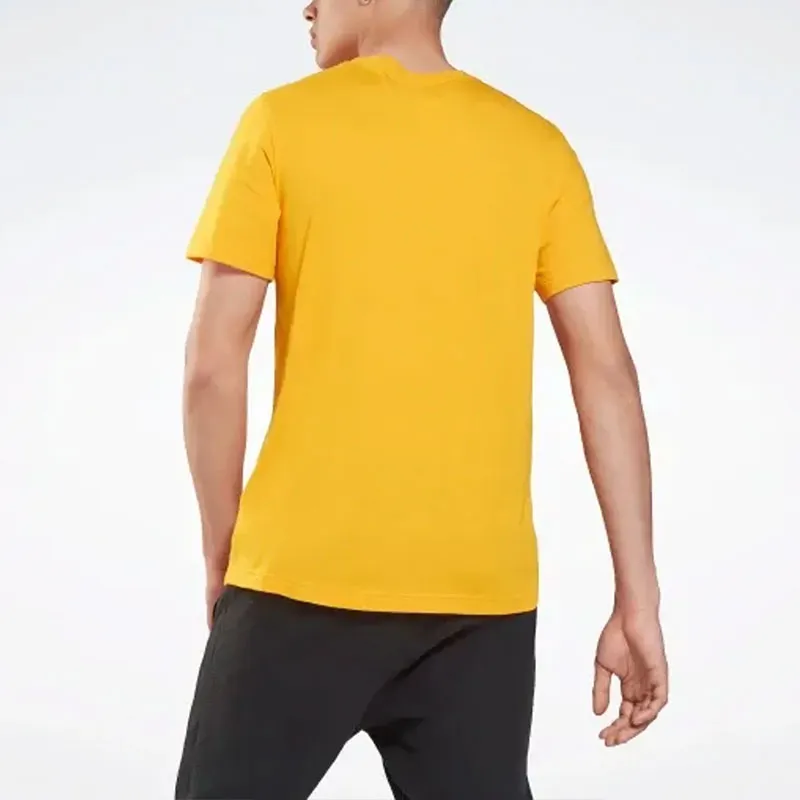 Reebok Myt Ss Graphic Tee T-Shirt Men's Yellow-3