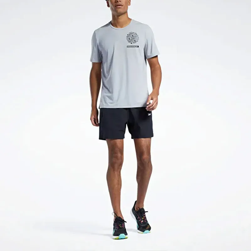 Reebok TSR SS AC GRAPHIC TEE T-Shirt Men's Gray-1