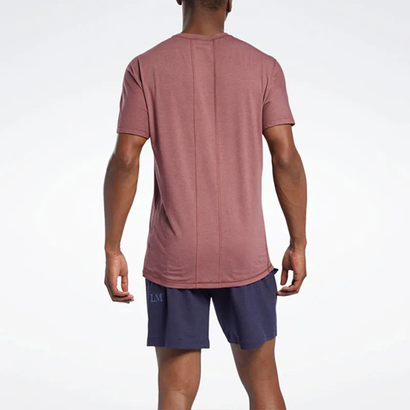Reebok Lm Ss Pocket Tee T-Shirt Men's Red-3