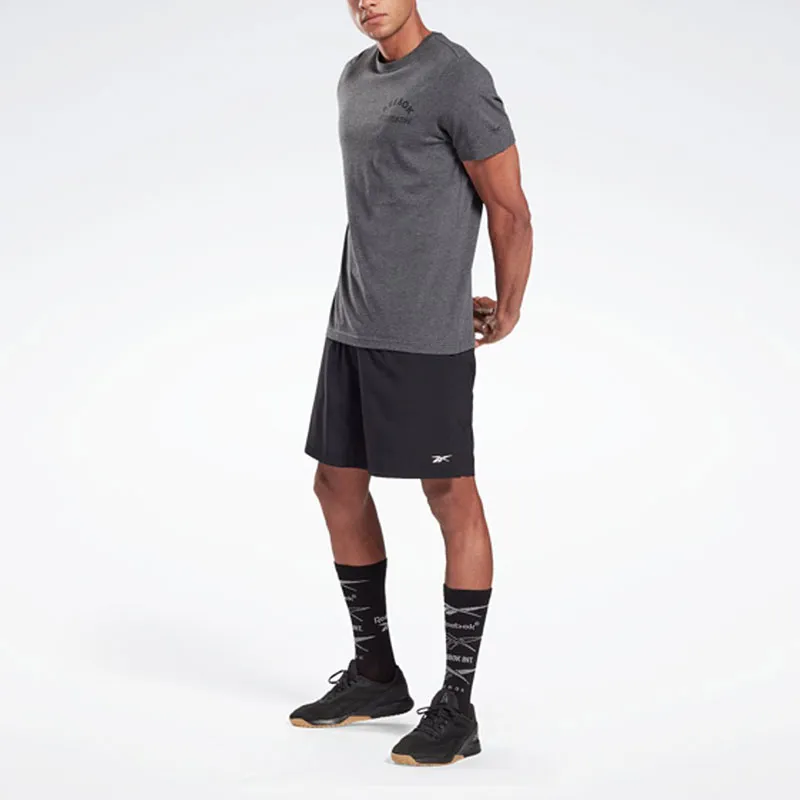 Reebok Weightlifting Tee T-Shirt Men's Gray-2