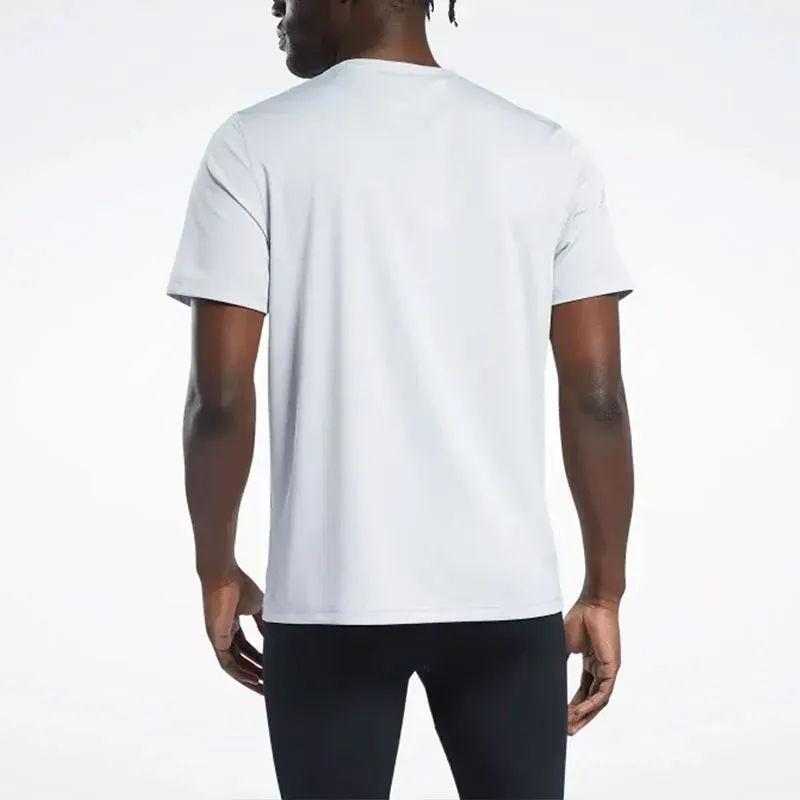 Reebok Re Basic Ss Tee T-Shirt Men's Gray-3