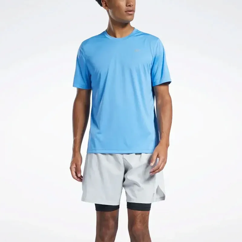 Reebok RE BASIC SS TEE T-Shirt Men's Blue-4