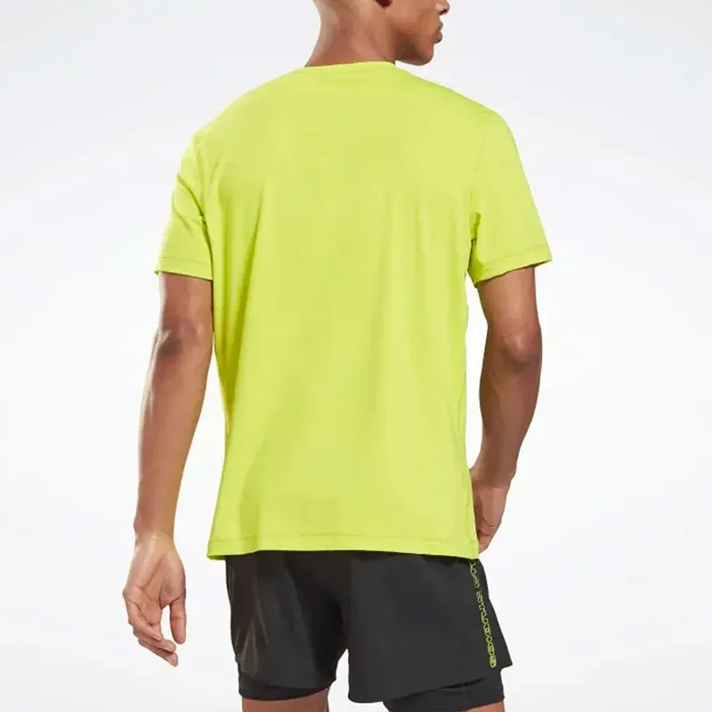 Reebok Lm Activchill Tee T-Shirt Men's Yellow-2