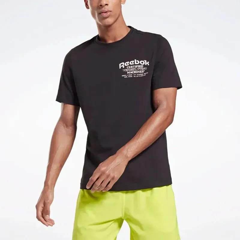 Reebok Weightlifting Novelty Tee T-Shirt Men's Black-2