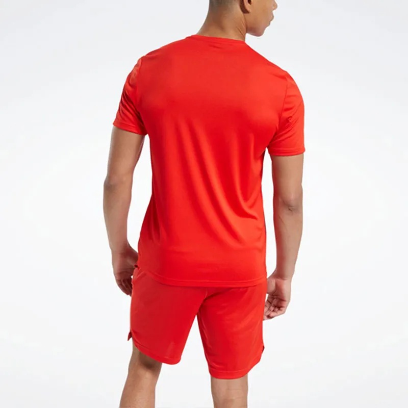 Reebok Wor Poly Graphic Ss Tee T-Shirt Men's Red-4