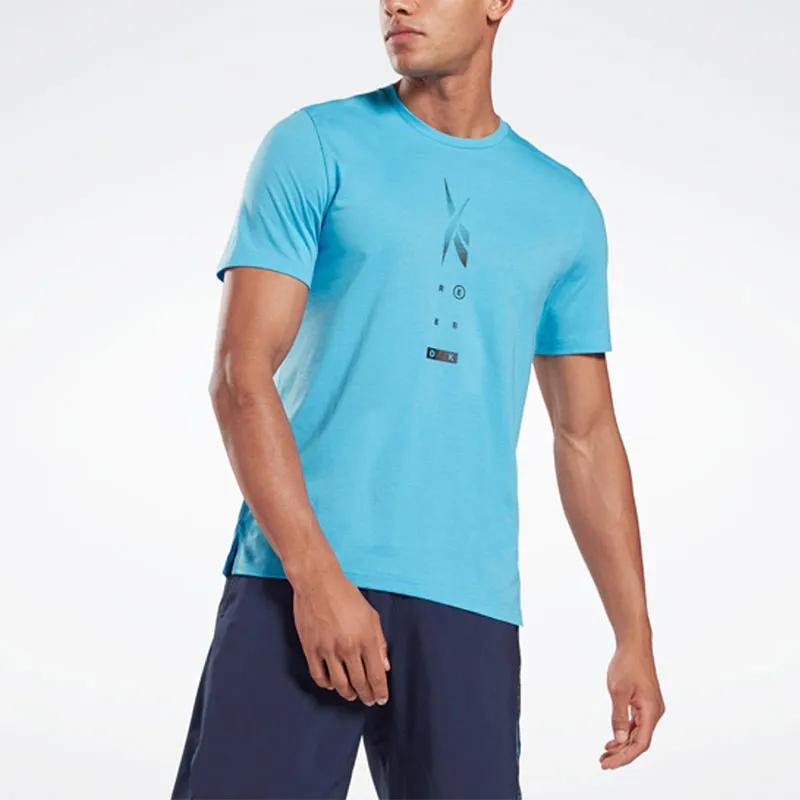 Reebok Ts Speedwick Move Tee Q1 T-Shirt Men's Blue-2