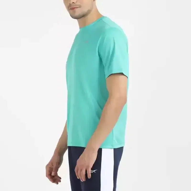 Reebok Re Basic Ss Tee T-Shirt Men's Green-4