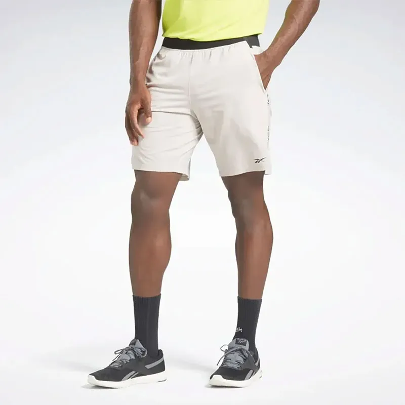 Reebok CYCLED Collection TS EPIC GRAPHIC SHORT Casual Shorts Men's Moonstone-1