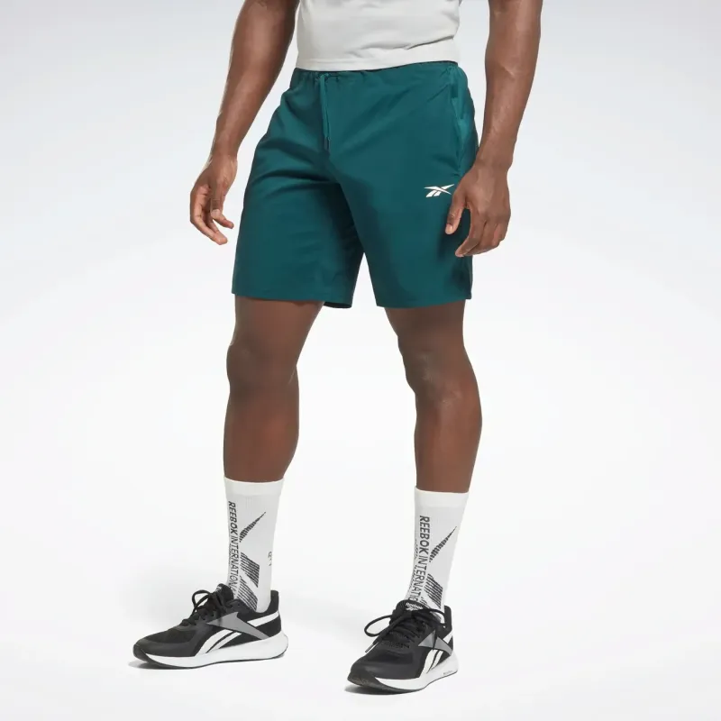 Reebok CYCLED Collection WOR STRENGTH SHORT Casual Shorts Men's Forest Green-1