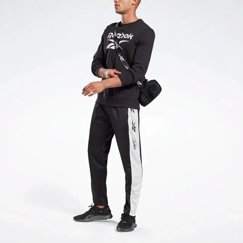 Reebok TE VECTOR TRACK PAN Knitted Sports Pants Men's Black-1