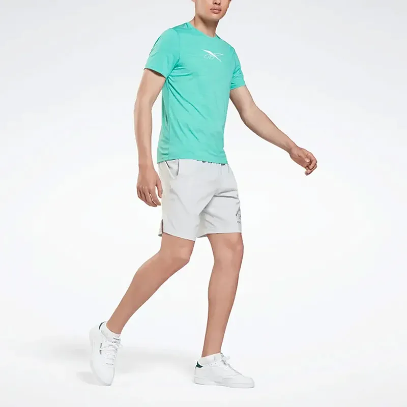 Reebok WOR WOVEN GRAPHIC SHORT Casual Shorts Men's White-1